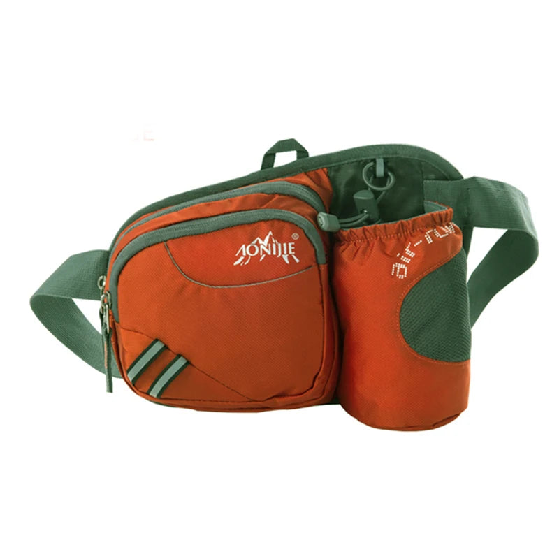 E809 Hydration Fanny Pack Waist Bag Bum Bag Running Belt Water Bottle Holder Jogging Marathon Race Fitness Gym Travel