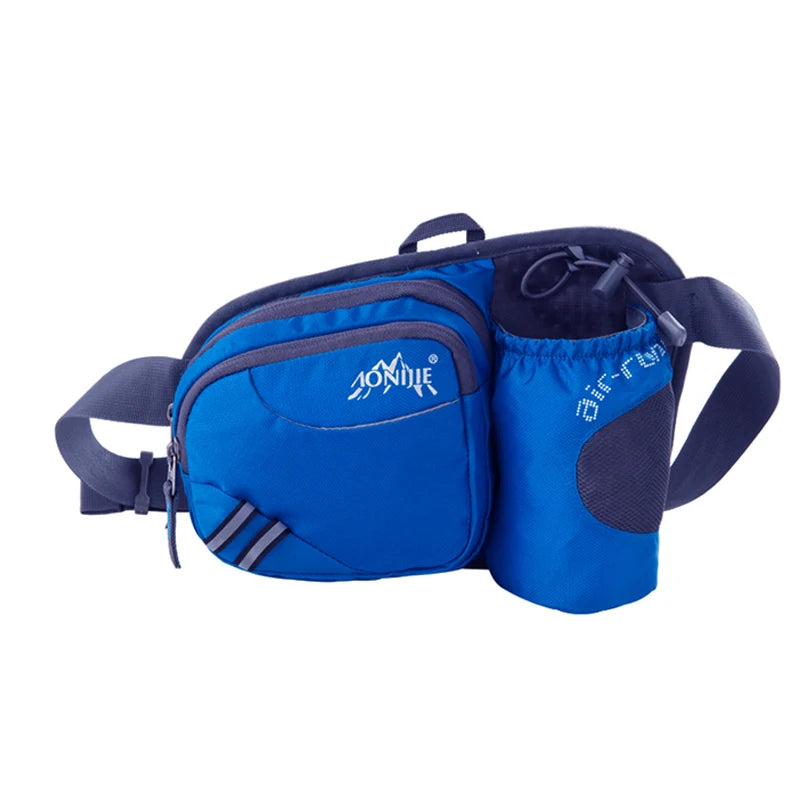 E809 Hydration Fanny Pack Waist Bag Bum Bag Running Belt Water Bottle Holder Jogging Marathon Race Fitness Gym Travel