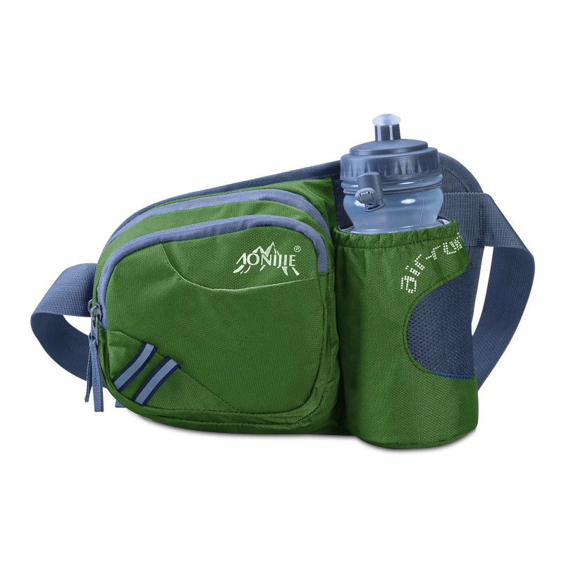 E809 Hydration Fanny Pack Waist Bag Bum Bag Running Belt Water Bottle Holder Jogging Marathon Race Fitness Gym Travel