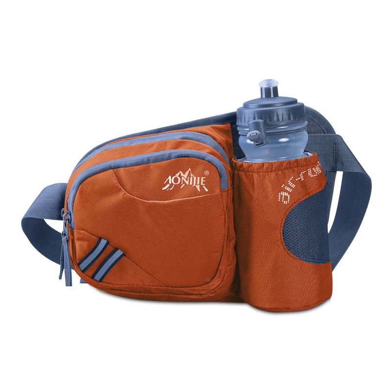 E809 Hydration Fanny Pack Waist Bag Bum Bag Running Belt Water Bottle Holder Jogging Marathon Race Fitness Gym Travel
