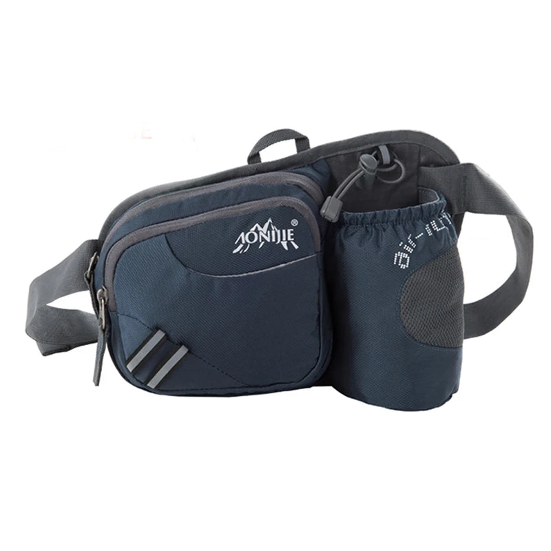 E809 Hydration Fanny Pack Waist Bag Bum Bag Running Belt Water Bottle Holder Jogging Marathon Race Fitness Gym Travel